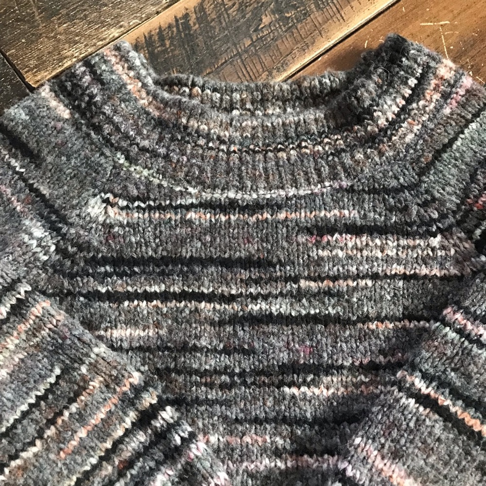 Express variegated sweater